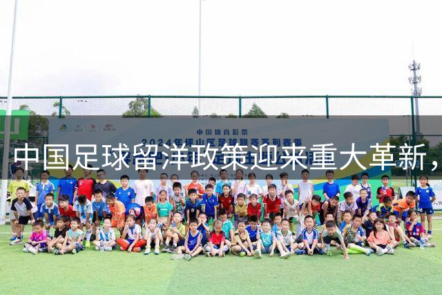 中国足球留洋政策迎来重大革新，从"送出去"到"踢得上